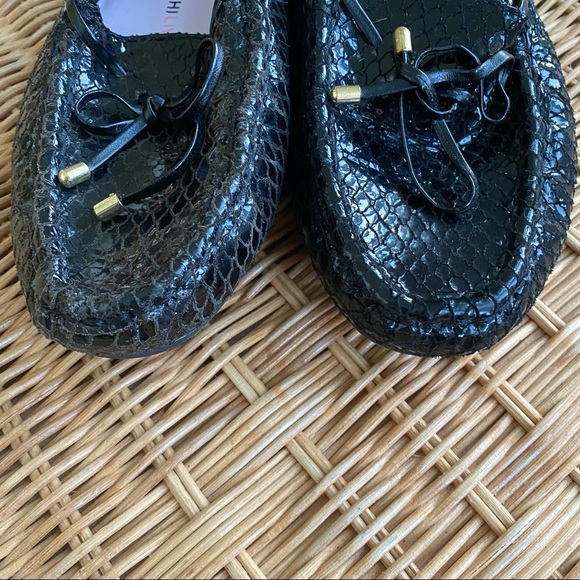 6 Isaac Mizrahi Live Black Patent driving shoes - Picture 7 of 7